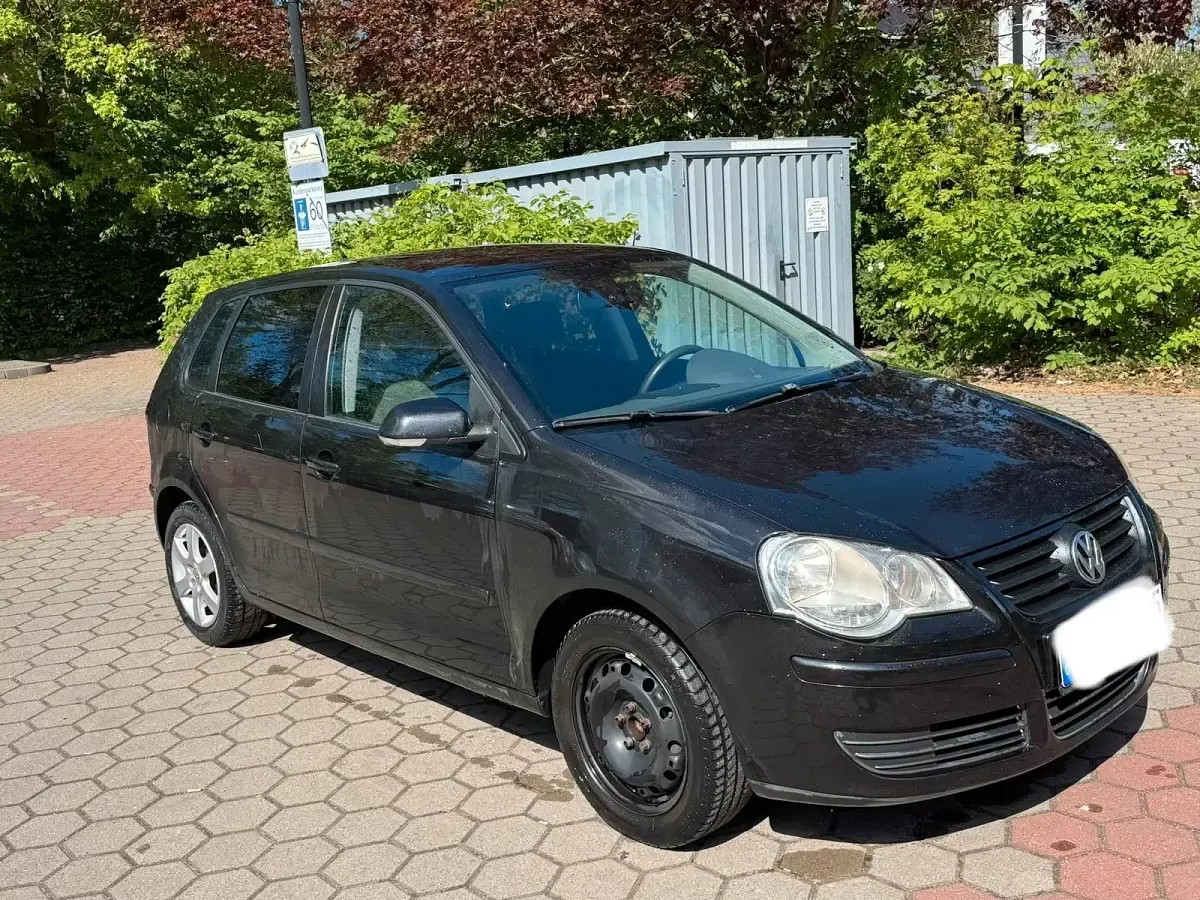 Gebraucht VW Polo 64 PS (47 kW) 2007 Schwarz Kleinwagen