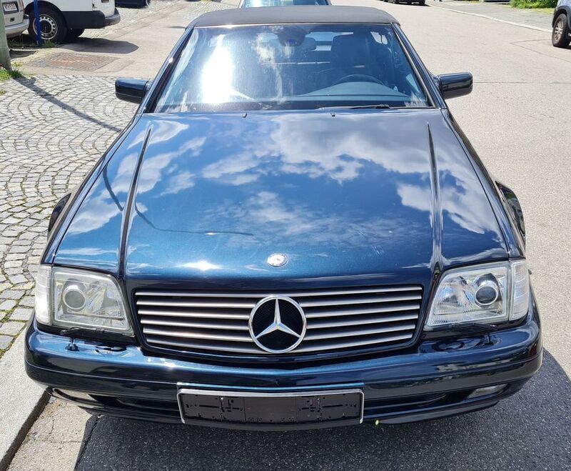 Schwarz Gebraucht 1997 Mercedes SL320 Cabrio | 18.800 € (Superpreis) - Bild 1/4