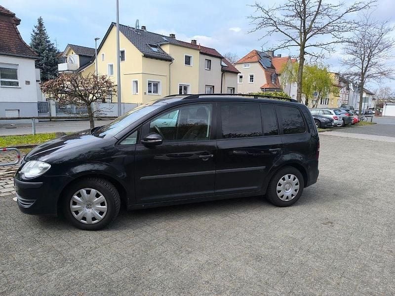Gebraucht VW Touran Conceptline 90 PS (66 kW) 2009 Schwarz Van / Kleinbus