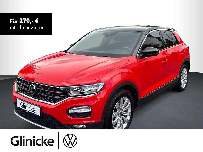 Rot Gebraucht 2021 VW T-Roc Sportline SUV | 22.470 € (Guter Preis) - Bild 1/3