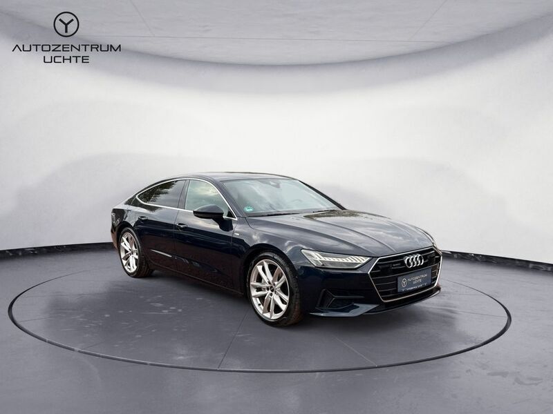 Blau Gebraucht 2021 Audi A7 Sportback S-Line Kleinwagen | 44.799 € (Fairer Preis) - Bild 1/4