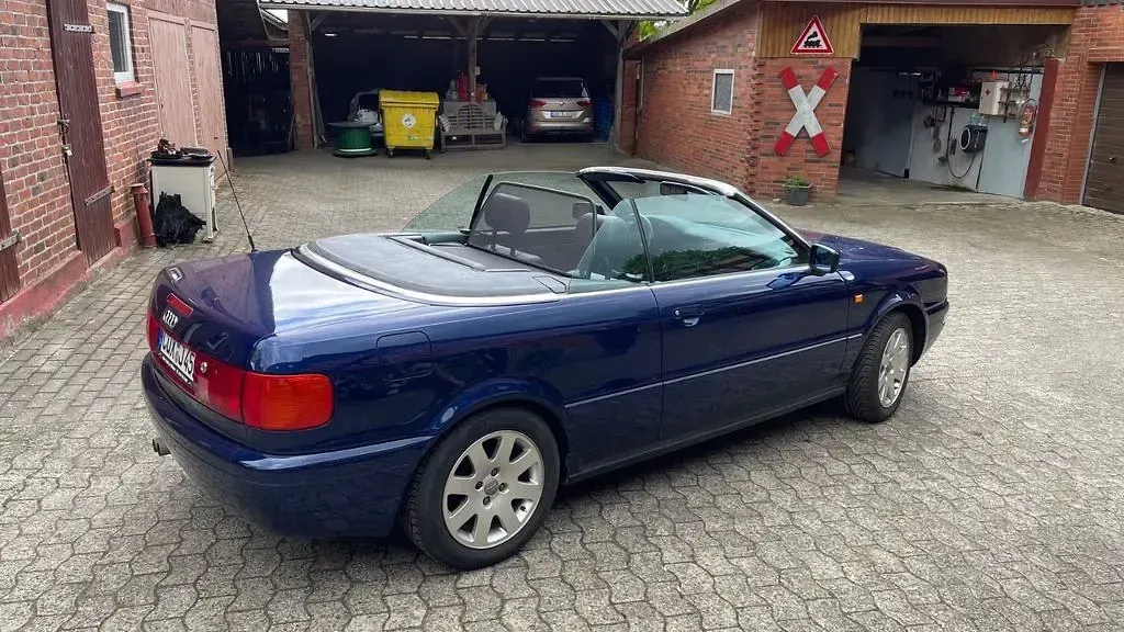 Used Audi Cabriolet Design 150 HP (110 kW) 1998 Blue Cabriolet