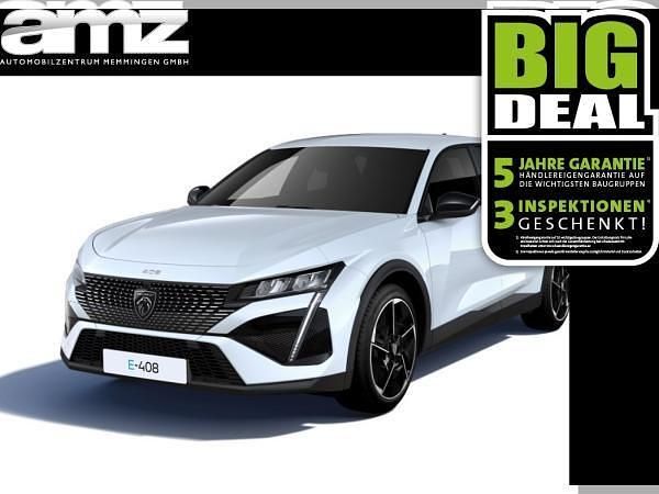 Weiß (okenit weiß) Neu 2025 Peugeot e-408 Allure SUV | 39.490 € - Bild 1/4