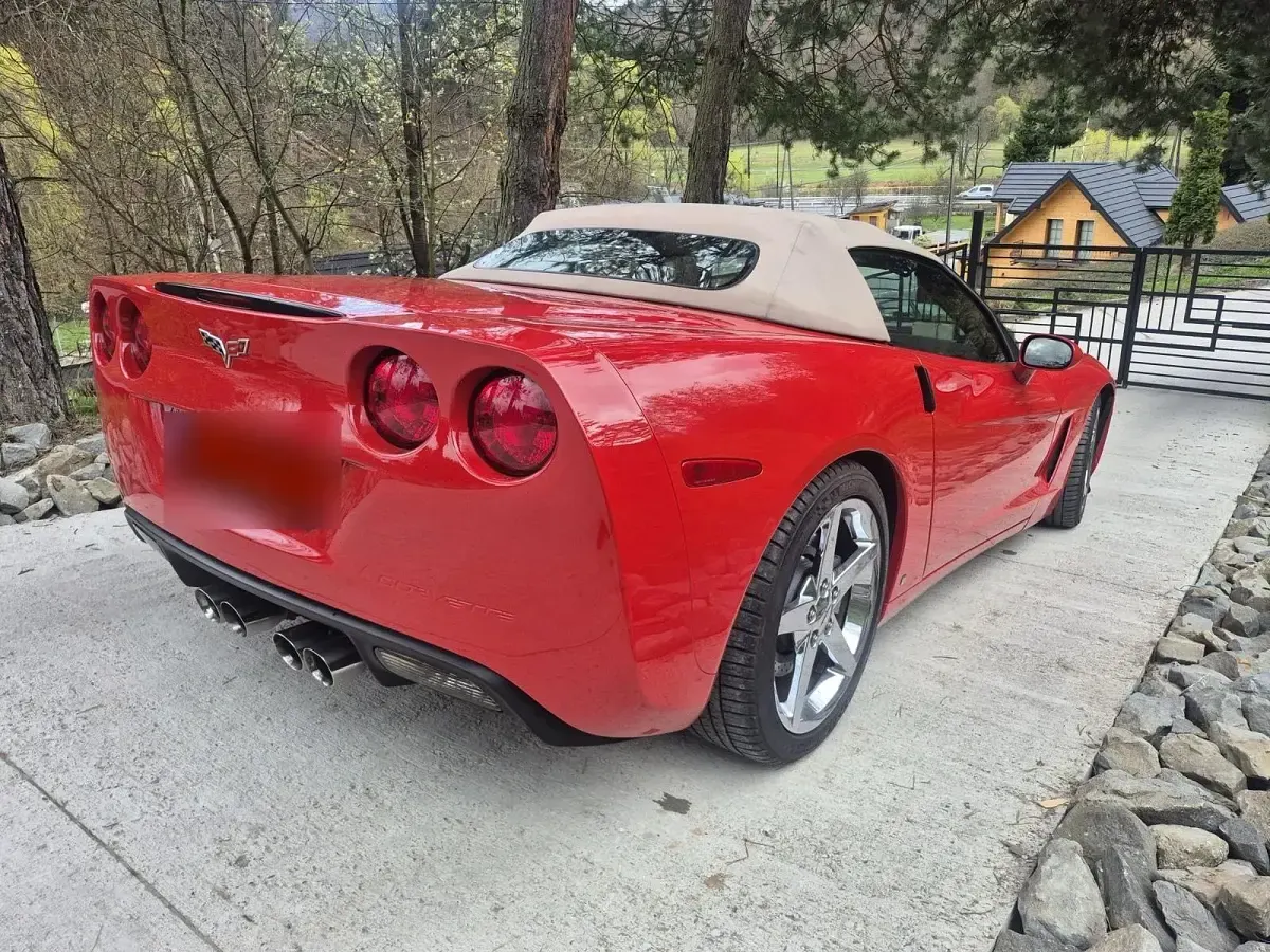 Second-hand Corvette C6 435 CP (319 kW) 2008 Roșu Cabrio
