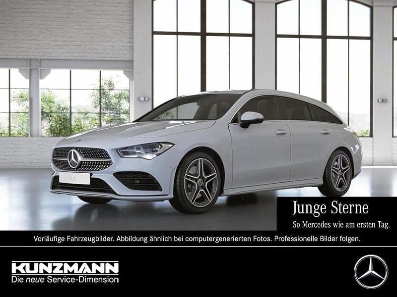 Polarweiss Gebraucht 2022 Mercedes CLA250e Shooting Brake AMG Kombi | 26.640 € (Guter Preis) - Bild 1/4