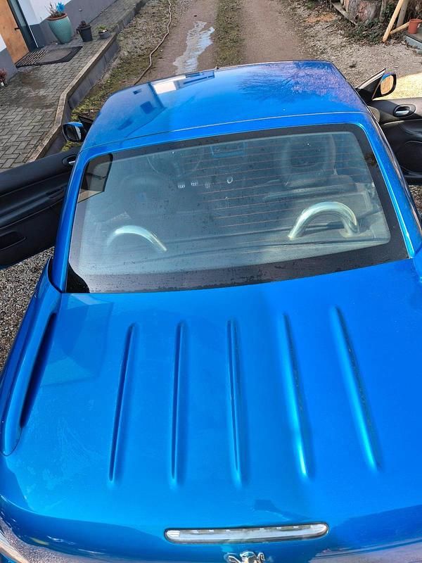 Gebraucht Peugeot 206 CC 109 PS (80 kW) 2004 Blau Cabrio