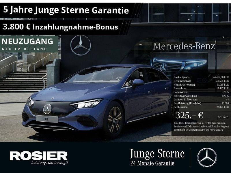 Blau / sodalithblau Gebraucht 2025 Mercedes EQE300 Advanced Plus Limousine | 44.482 € - Bild 1/4