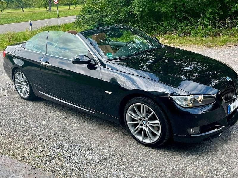 Schwarz Gebraucht 2007 BMW 325 Cabriolet Cabrio | 12.900 € (Fairer Preis) - Bild 1/4