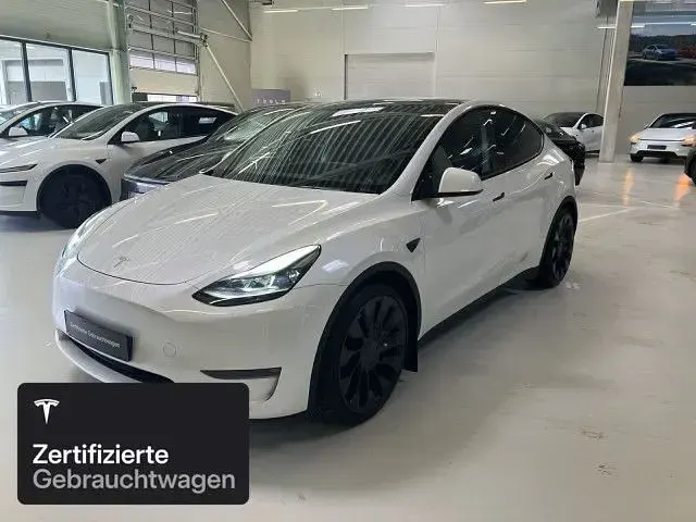 Gebraucht Tesla Model Y Performance 392 kW (533 PS) 2022 Weiß SUV