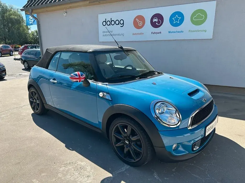 Gebraucht Mini Cooper S Cabriolet 184 PS (135 kW) 2014 Blau Cabrio