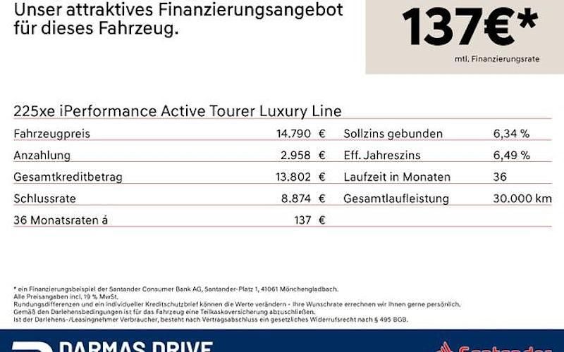 Gebraucht BMW 225 Active Tourer iPerformance 220 PS (161 kW) 2017 Braun Van / Kleinbus