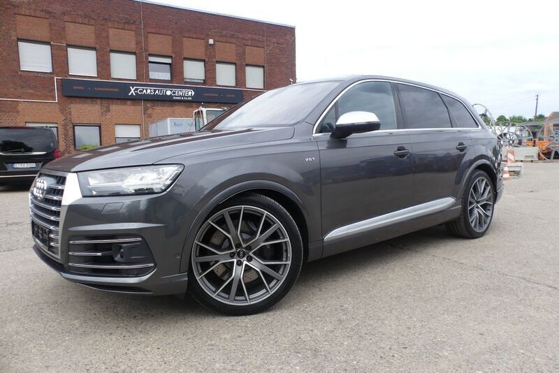 Samuraigrau metallic Gebraucht 2018 Audi SQ7 Sport SUV | 34.950 € (Fairer Preis) - Bild 1/4