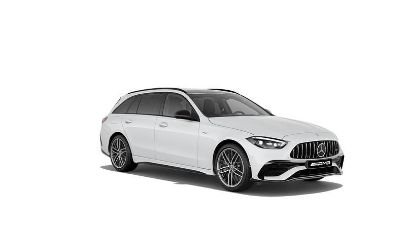 Manufaktur opalithweiß bright Neu 2025 Mercedes C43 AMG AMG Kombi | 105.494 € - Bild 1/4