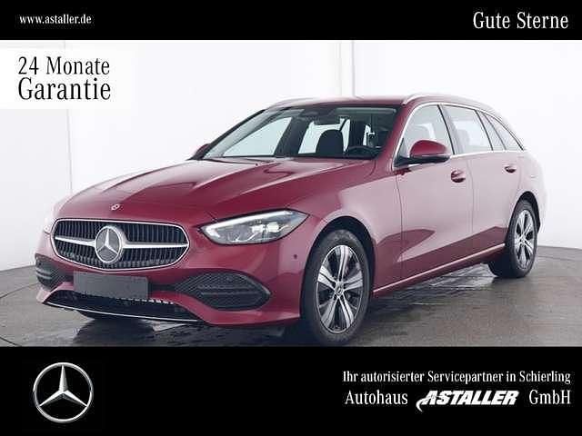 Rot Gebraucht 2024 Mercedes C300e Avantgarde Kombi | 44.399 € (Superpreis) - Bild 1/4