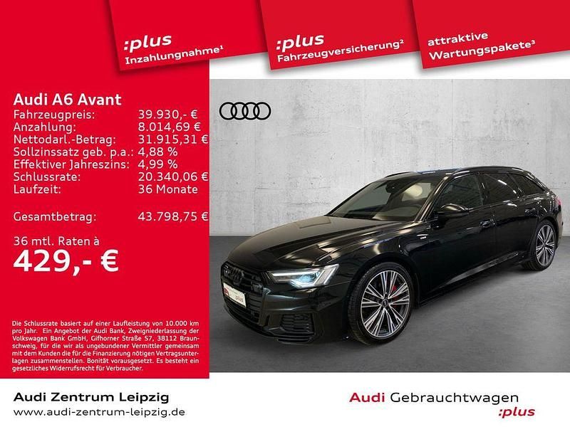 Schwarz Gebraucht 2023 Audi A6 Business Kombi | 39.930 € (Fairer Preis) - Bild 1/3