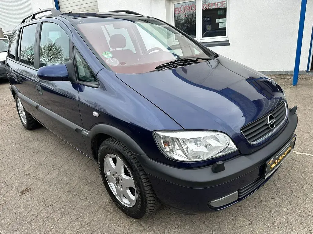 Gebraucht Opel Zafira Comfort 116 PS (85 kW) 2000 Blau Van / Kleinbus