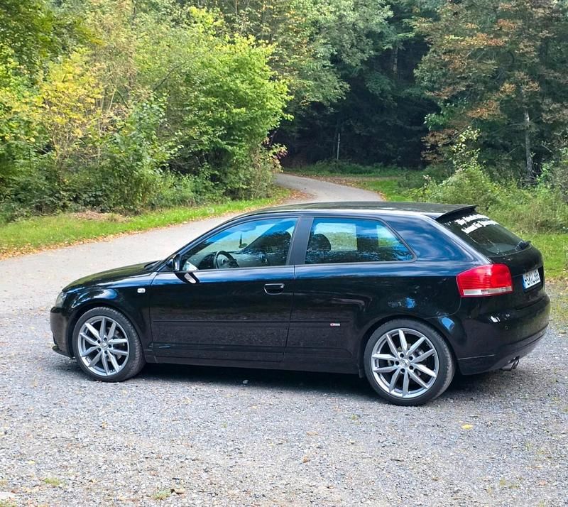 Schwarz Gebraucht 2008 Audi A3 S-Line Kleinwagen | 3.700 € (Fairer Preis) - Bild 1/4