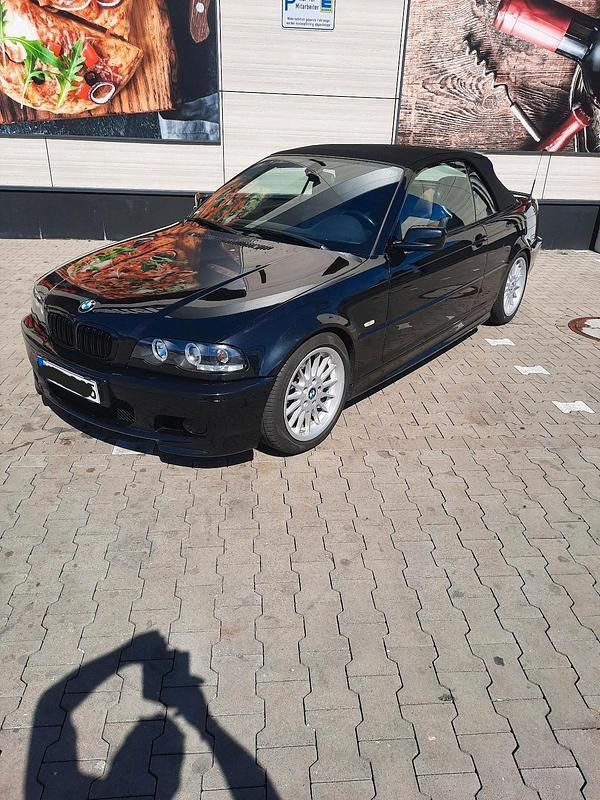 Schwarz Gebraucht 2002 BMW 320 Cabriolet M Sport Cabrio | 5.000 € (Fairer Preis) - Bild 1/4