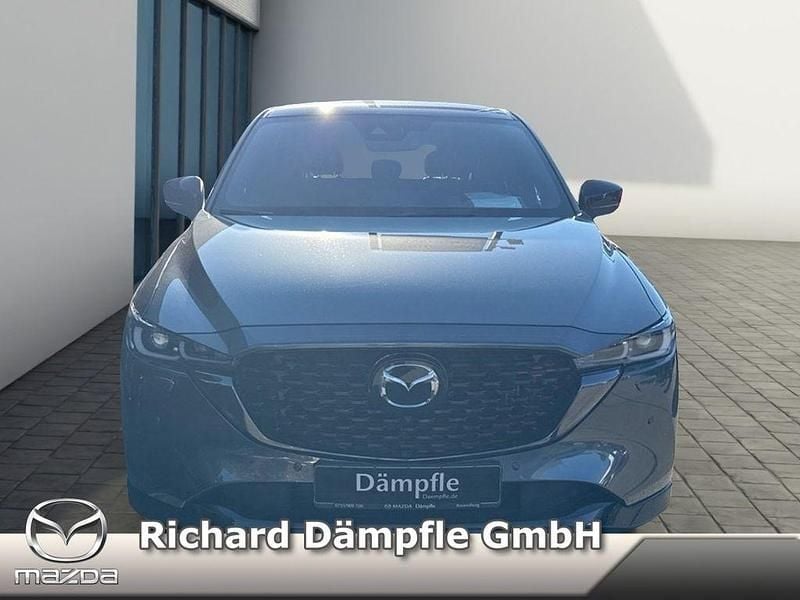 Machine gray Gebraucht 2024 Mazda CX-5 Homura-Line SUV | 34.995 € (Guter Preis) - Bild 1/4