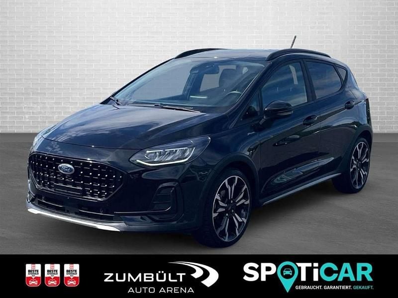 Obsidianschwarz metallic Gebraucht 2022 Ford Fiesta Active X Kleinwagen | 18.390 € (Fairer Preis) - Bild 1/4