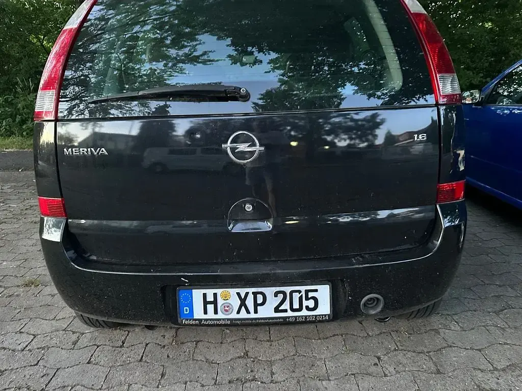 Gebraucht Opel Meriva Edition 101 PS (74 kW) 2005 Schwarz Van / Kleinbus