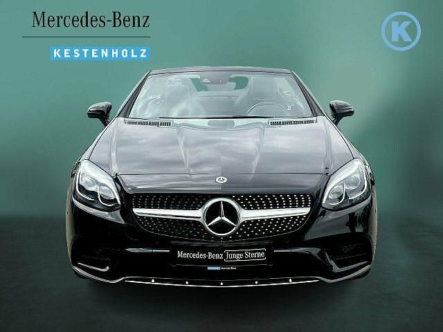 Schwarz Gebraucht 2019 Mercedes SLC180 Cabrio | 36.290 € (Teuer) - Bild 1/4