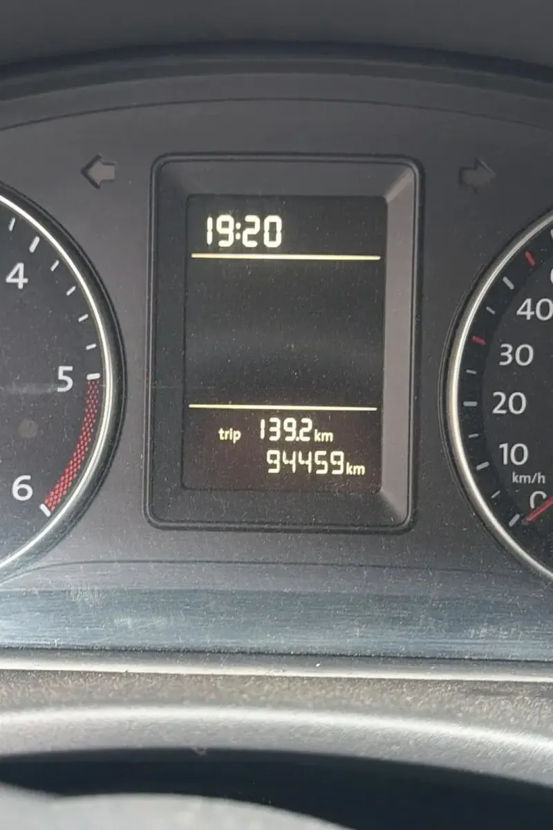 Gebraucht VW Caddy 75 PS (55 kW) 2014 Weiß Van / Kleinbus