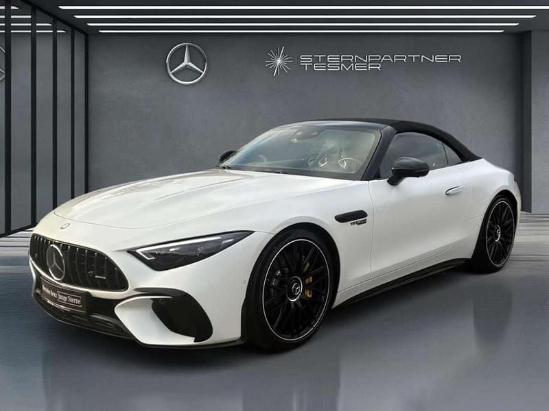 Weiß Gebraucht 2023 Mercedes SL63 AMG AMG Cabrio | 126.550 € (Superpreis) - Bild 1/3