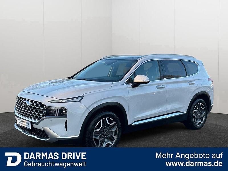 Weiß Gebraucht 2021 Hyundai Santa Fe Prime SUV | 28.990 € (Fairer Preis) - Bild 1/4