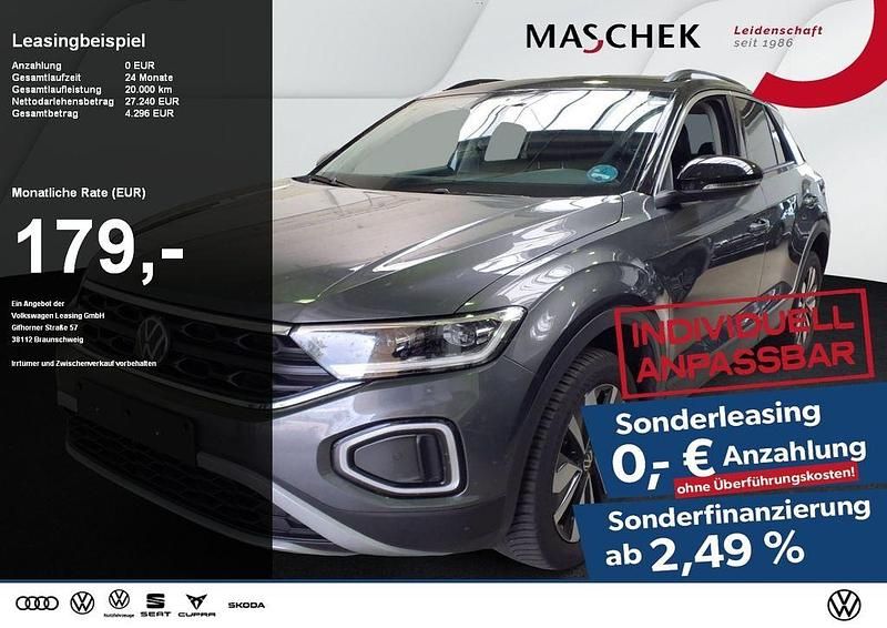 Gebraucht VW T-Roc Goal 150 PS (110 kW) 2025 Indiumgrau metallic schwarz SUV