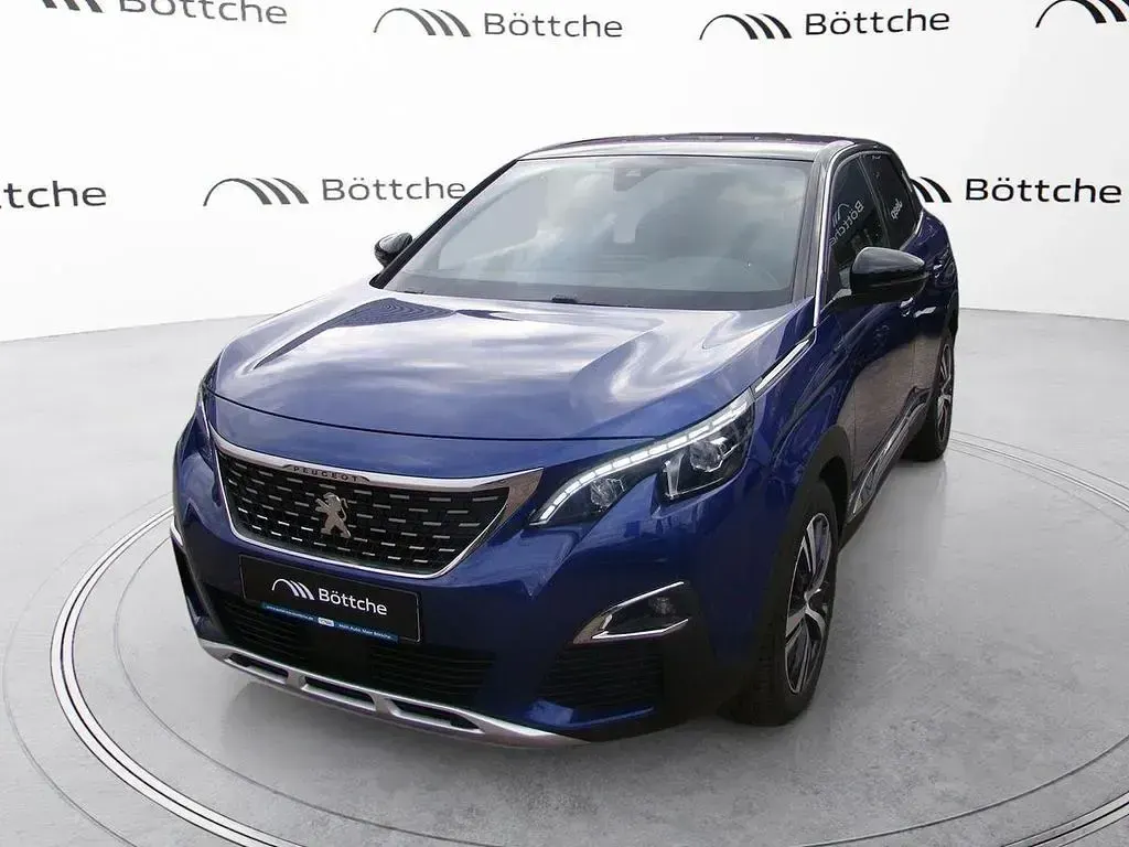 Gebraucht Peugeot 3008 GT-line 131 PS (96 kW) 2018 Blau/metallic klarlack SUV