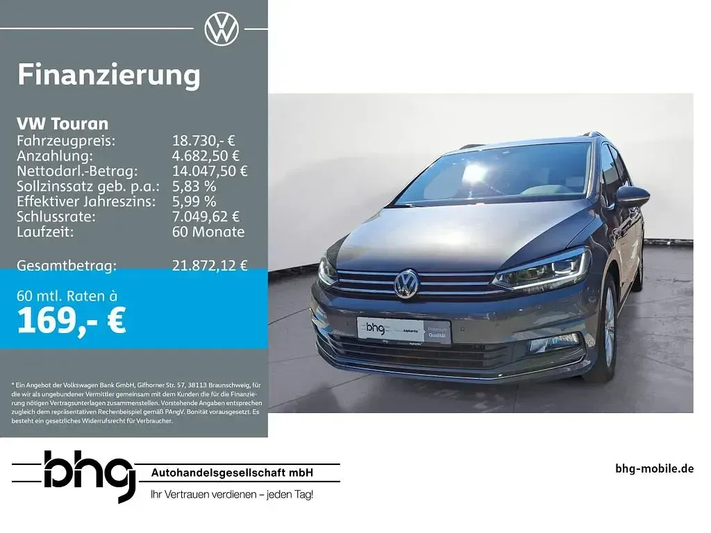 Gebraucht VW Touran Highline 150 PS (110 kW) 2016 Van / Kleinbus