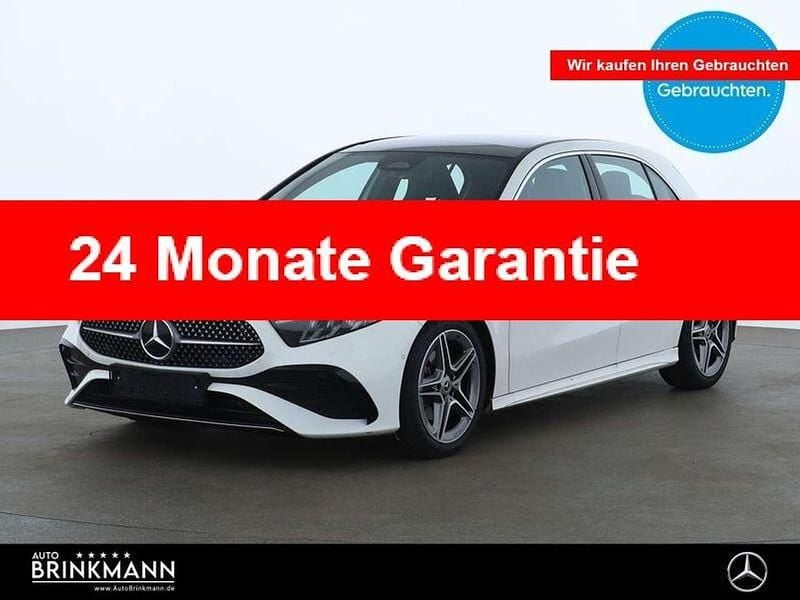 Unilack polarweiß Gebraucht 2024 Mercedes A200 AMG line Plus Limousine | 30.780 € (Fairer Preis) - Bild 1/4