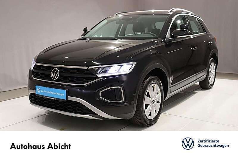 Gebraucht VW T-Roc Life 150 PS (110 kW) 2022 Schwarz (deep black perleffekt (schwarz)) SUV