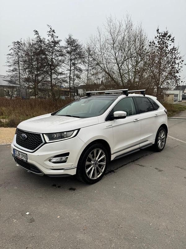 Weiß Gebraucht 2017 Ford Edge Vignale SUV | 17.490 € (Teuer) - Bild 1/4
