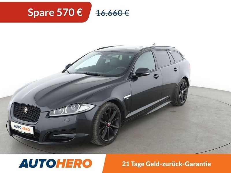 Grau Gebraucht 2014 Jaguar XF Limousine | 16.090 € (Etwas zu teuer) - Bild 1/3