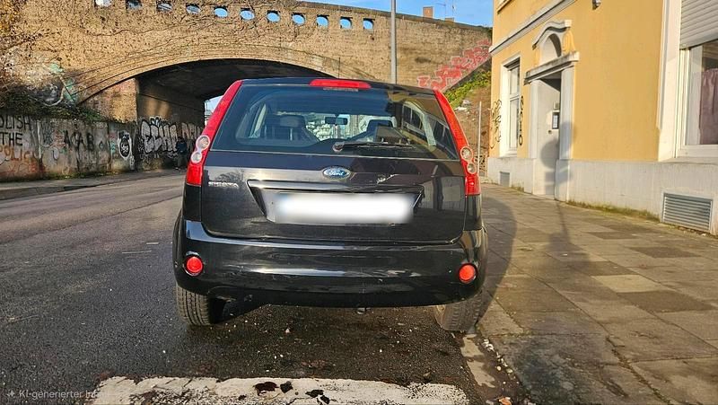 Gebraucht Ford Fiesta 60 PS (44 kW) 2007 Schwarz Kleinwagen