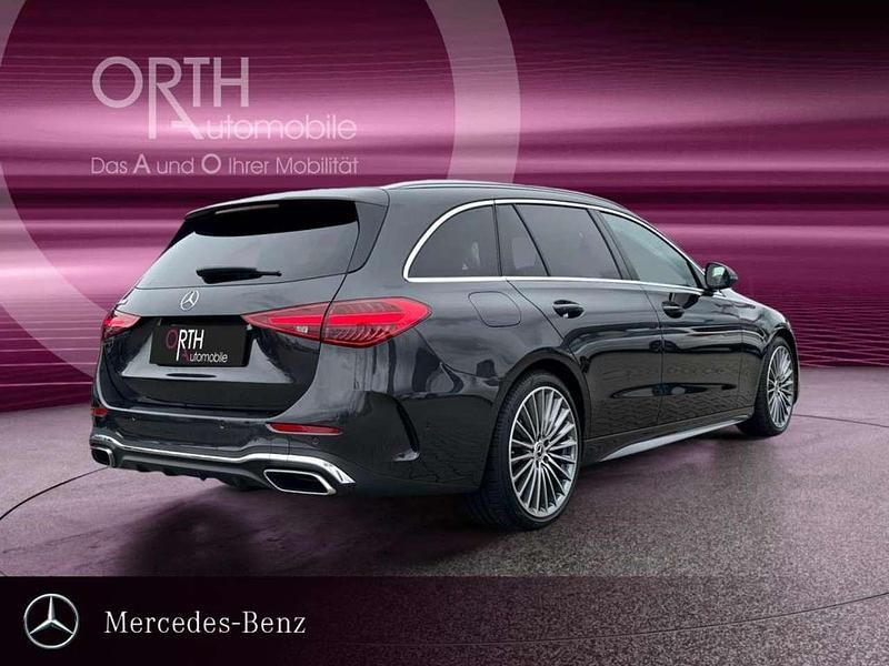 Gebraucht Mercedes C180 AMG line 170 PS (125 kW) 2024 Metalliclack graphitgrau Kombi