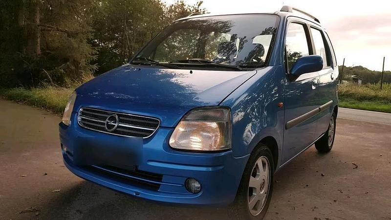 Gebraucht Opel Agila 55 PS (40 kW) 2002 Blau Van / Kleinbus