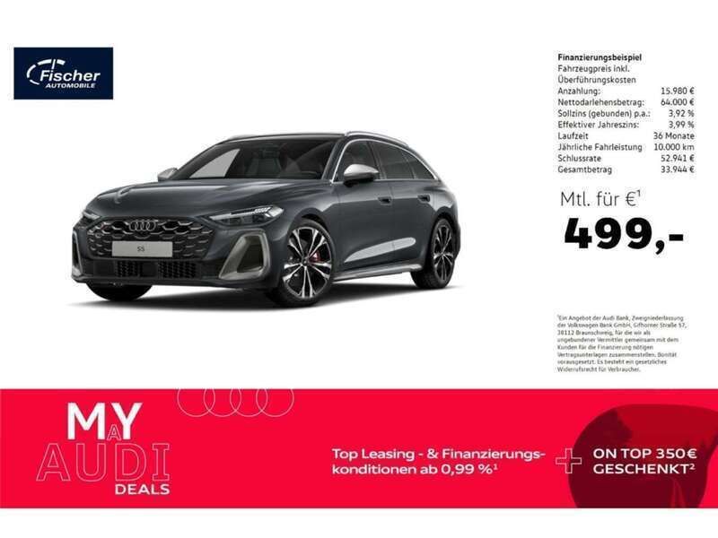 Grau Neu 2024 Audi S5 Ambiente Kombi | 79.980 € (Guter Preis) - Bild 1/4