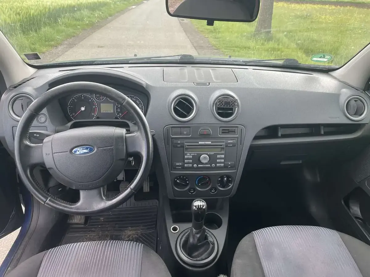 Gebraucht Ford Fusion Style 68 PS (50 kW) 2008 Blau Kleinwagen