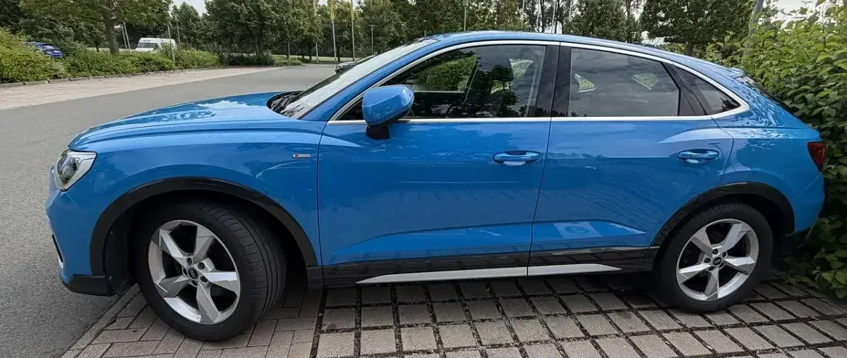 Gebraucht Audi Q3 Sportback S-Line 150 PS (110 kW) 2021 Blau SUV