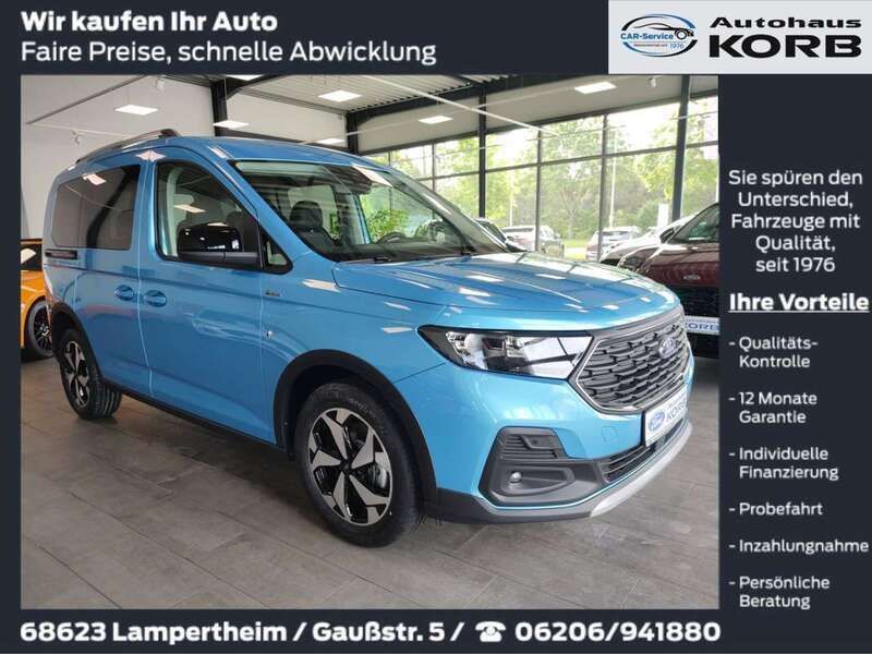 Boundless blue Neu 2024 Ford Tourneo Connect Active Van / Kleinbus | 31.500 € (Guter Preis) - Bild 1/4