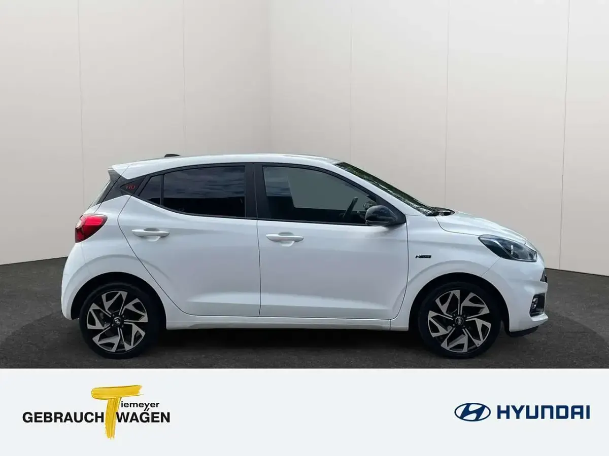 Gebraucht Hyundai i10 N Line 101 PS (74 kW) 2022 Weiß Kleinwagen