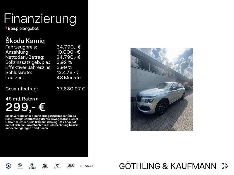 Brilliantsilber metallic Neu 2025 Skoda Kamiq Tour SUV | 34.790 € - Bild 1/4