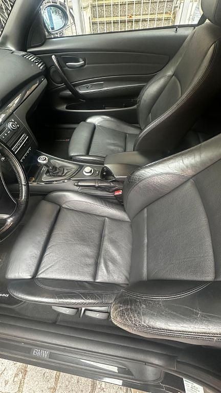 Schwarz Gebraucht 2008 BMW 120 Cabriolet Sport Line Cabrio | 6.200 € (Guter Preis) - Bild 1/4