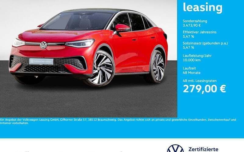 Kings red metallic Gebraucht 2024 VW ID.5 Pro SUV | 37.112 € (Superpreis) - Bild 1/4