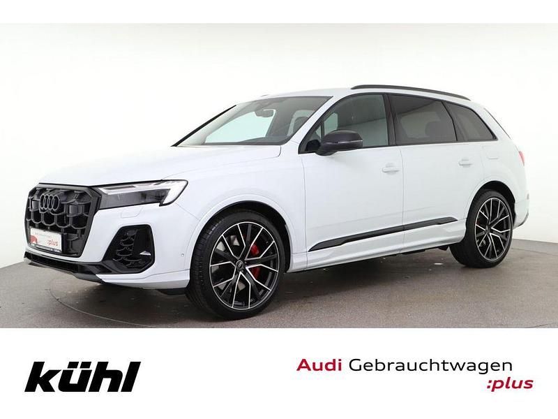 Gletscherweiß metallic Gebraucht 2024 Audi Q7 S-Line SUV | 84.780 € - Bild 1/4