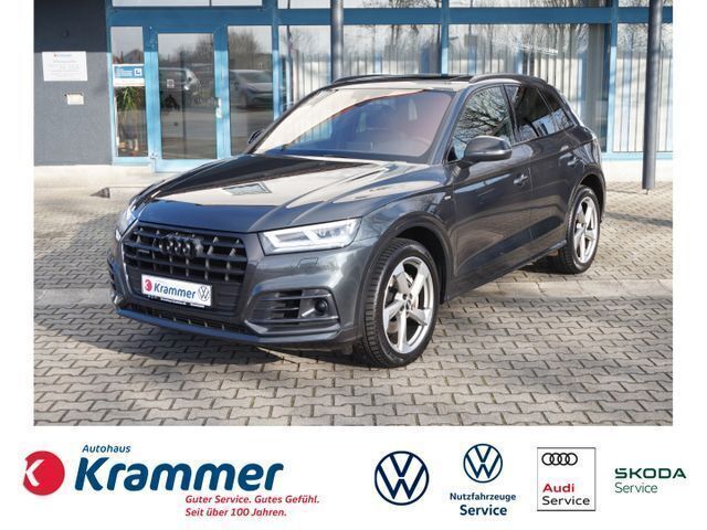 Grau Gebraucht 2019 Audi Q5 S-Line SUV | 33.440 € (Fairer Preis) - Bild 1/4