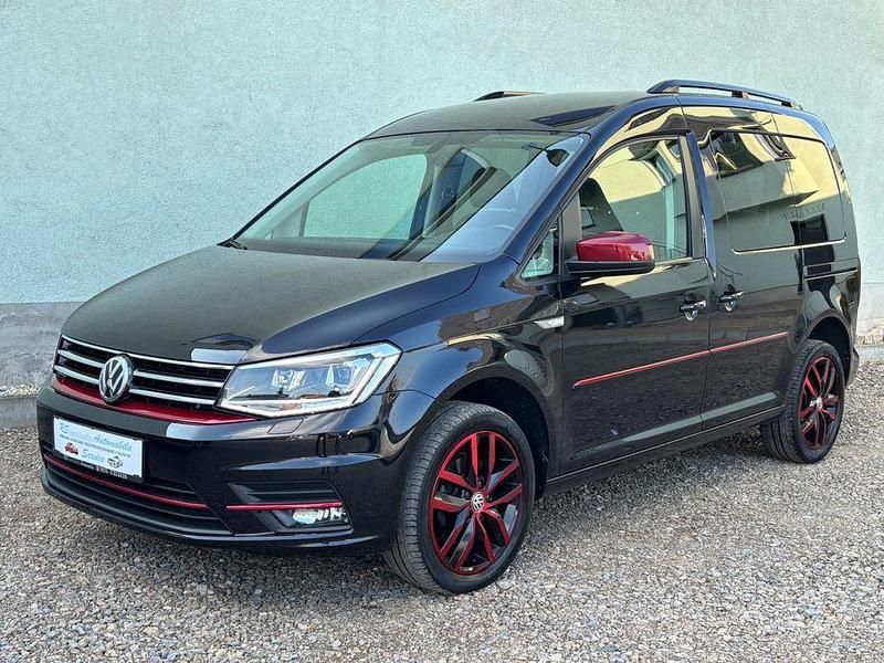 Gebraucht VW Caddy Highline 102 PS (75 kW) 2018 Schwarz Van / Kleinbus